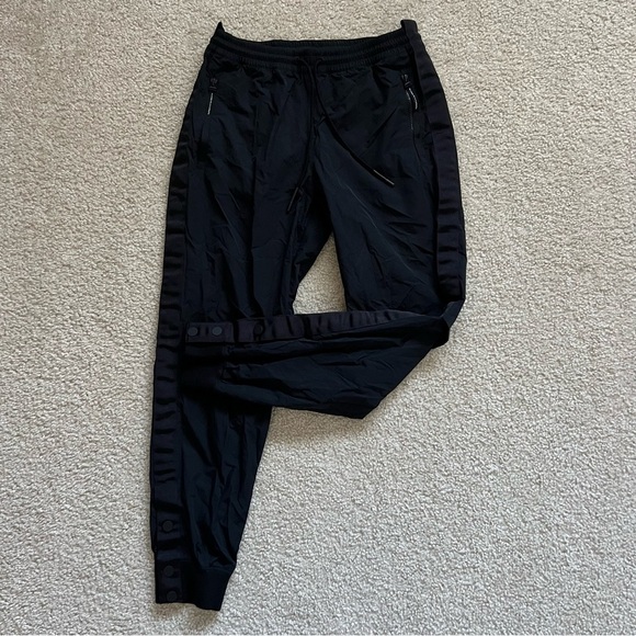 Athleta Allyson Felix Legend Track Pant Joggers Black Small Style# 598492 $119, - Picture 3 of 16